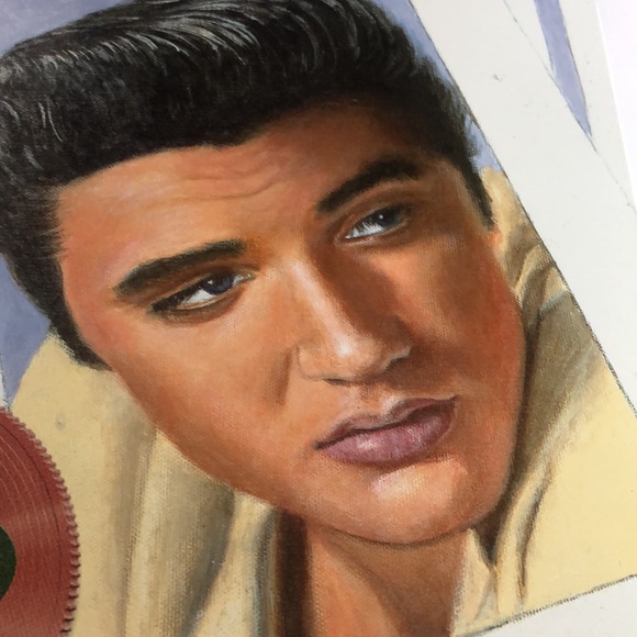 Elvis the king of hearts 16x12 tin picture - Picture 2 of 9